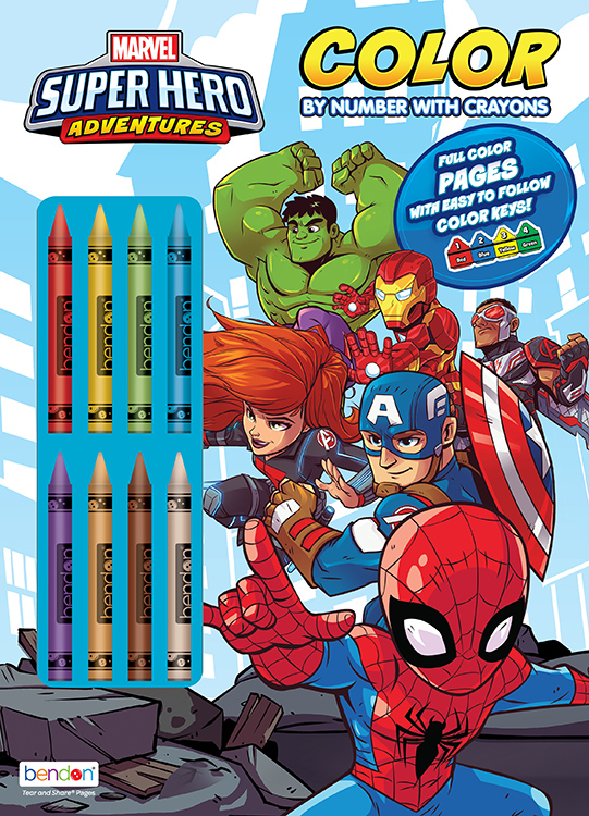 Superhero Color By Number English Edition Toys R Us Canada