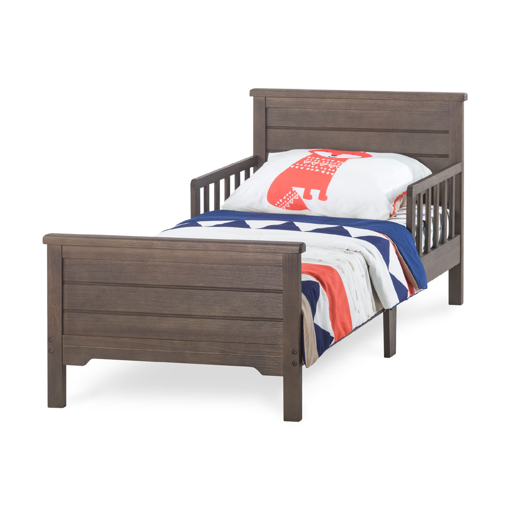 Woodland Toddler Bed with Rails, Brushed Truffle | Toys R Us Canada