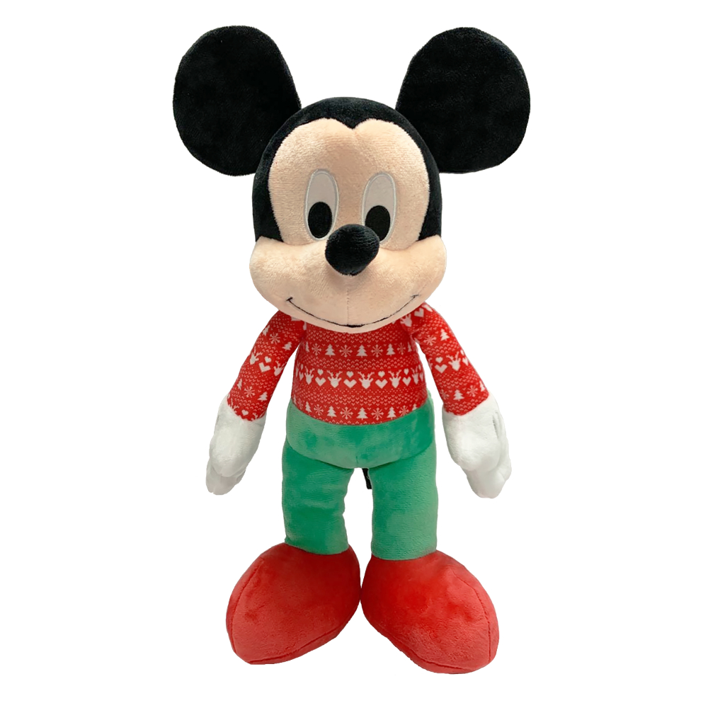 mickey mouse holiday plush