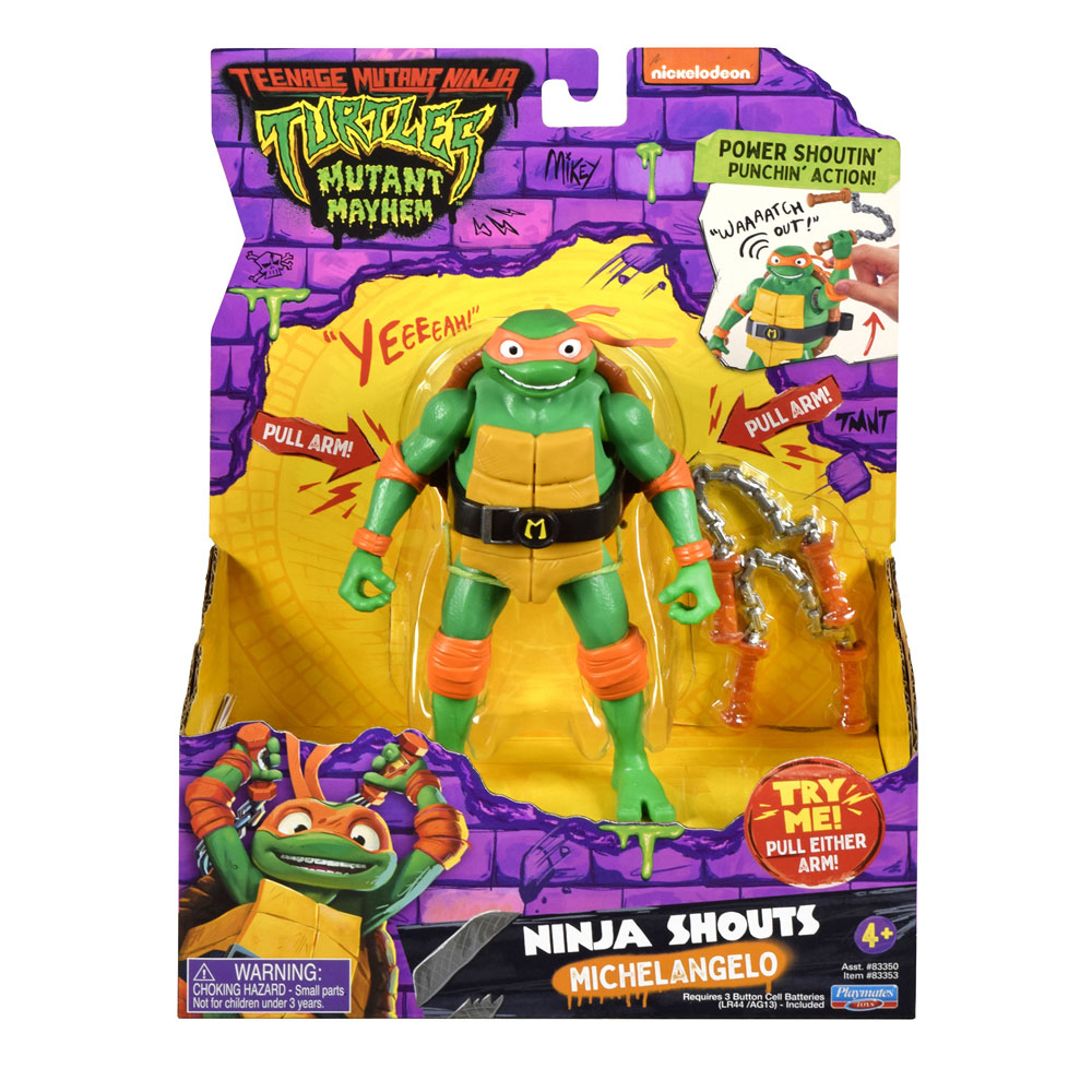 Teenage Mutant Ninja Turtles: Mutant Mayhem Michelangelo Deluxe Ninja ...