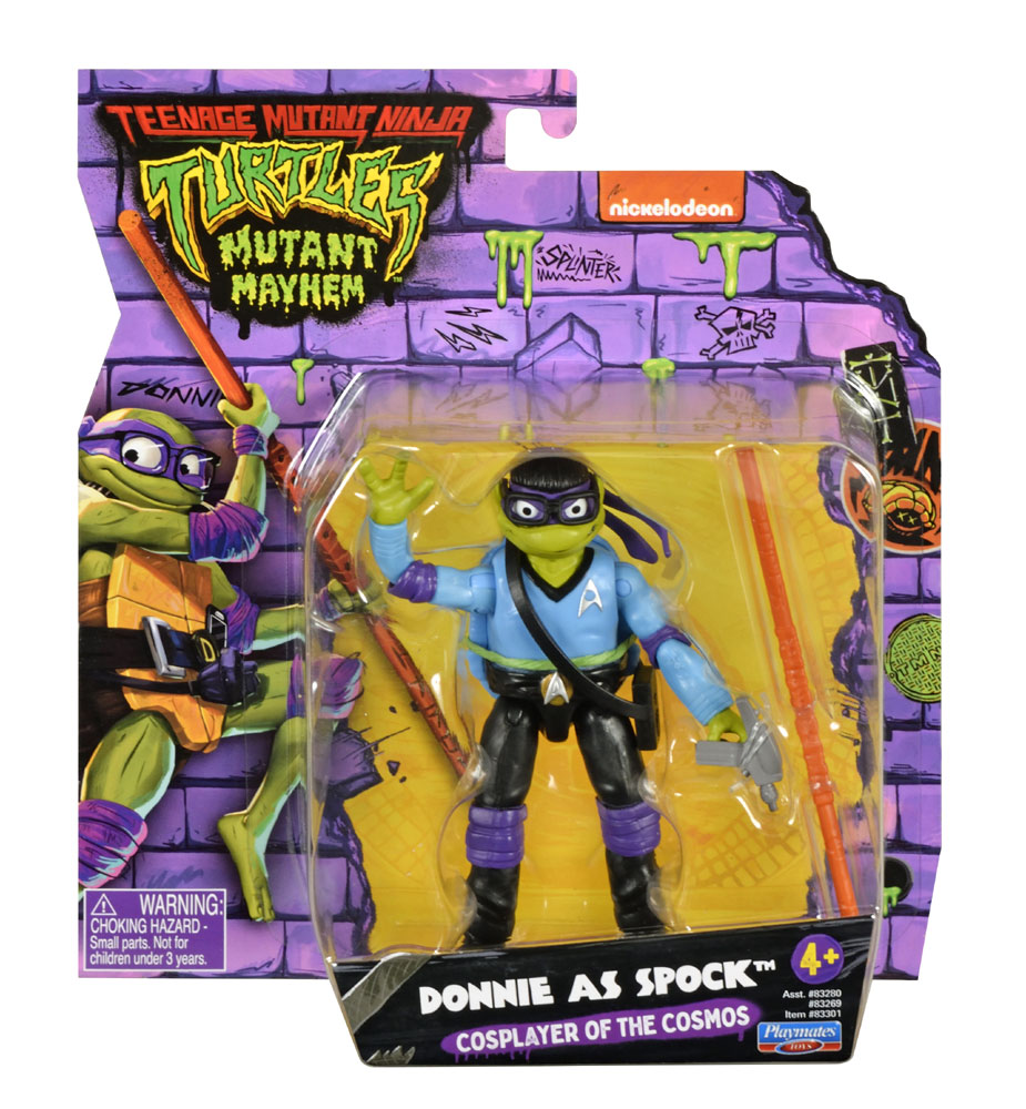 Teenage Mutant Ninja Turtles: Mutant Mayhem-Donnie as Spock Action ...