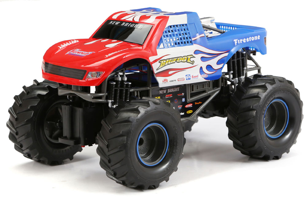 1:15 Scale Bigfoot Red, White, Blue Monster Truck - R Exclusive | Toys ...