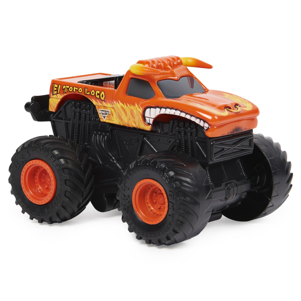 Monster Jam, Official El Toro Loco Rev N' Spin Monster Truck, 1:43 ...