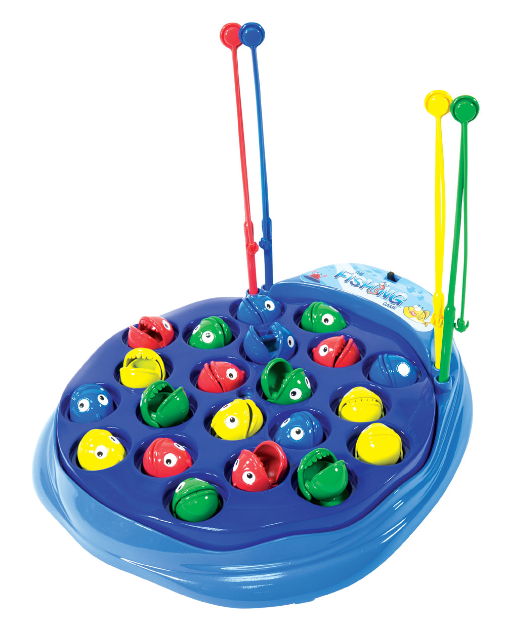 jmv Fish Catching Game Big with 26 Fishes and 4 Pods, Includes