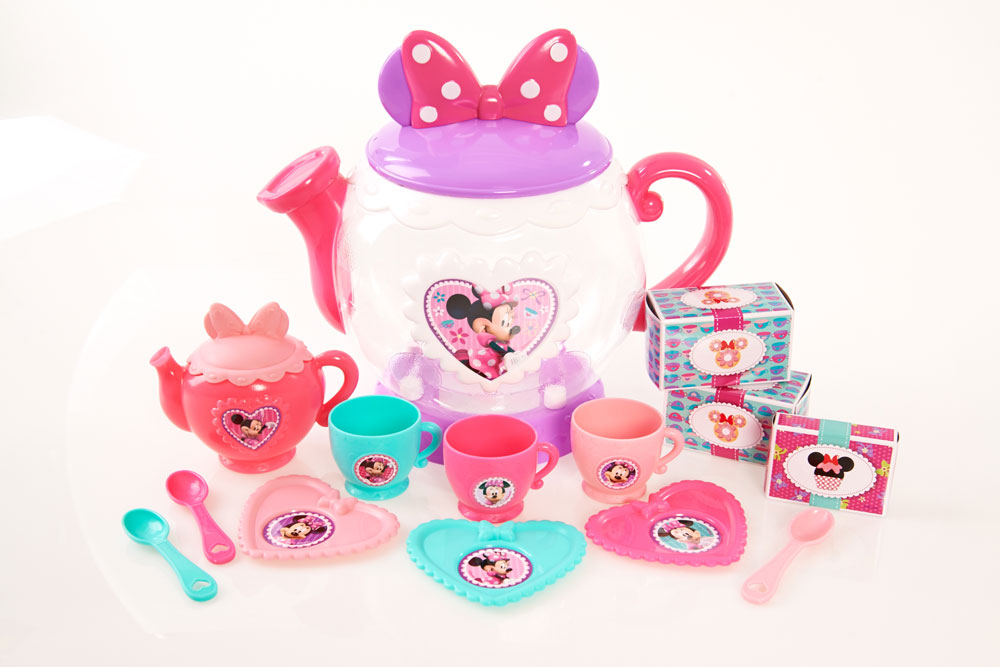 minnie mouse bowtique tea set