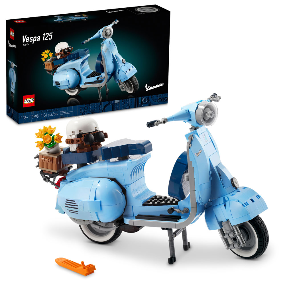 Buy LEGO Vespa 125 10298 Building Kit (1,106 Pieces), Multi Color Online at  Low Prices in India 