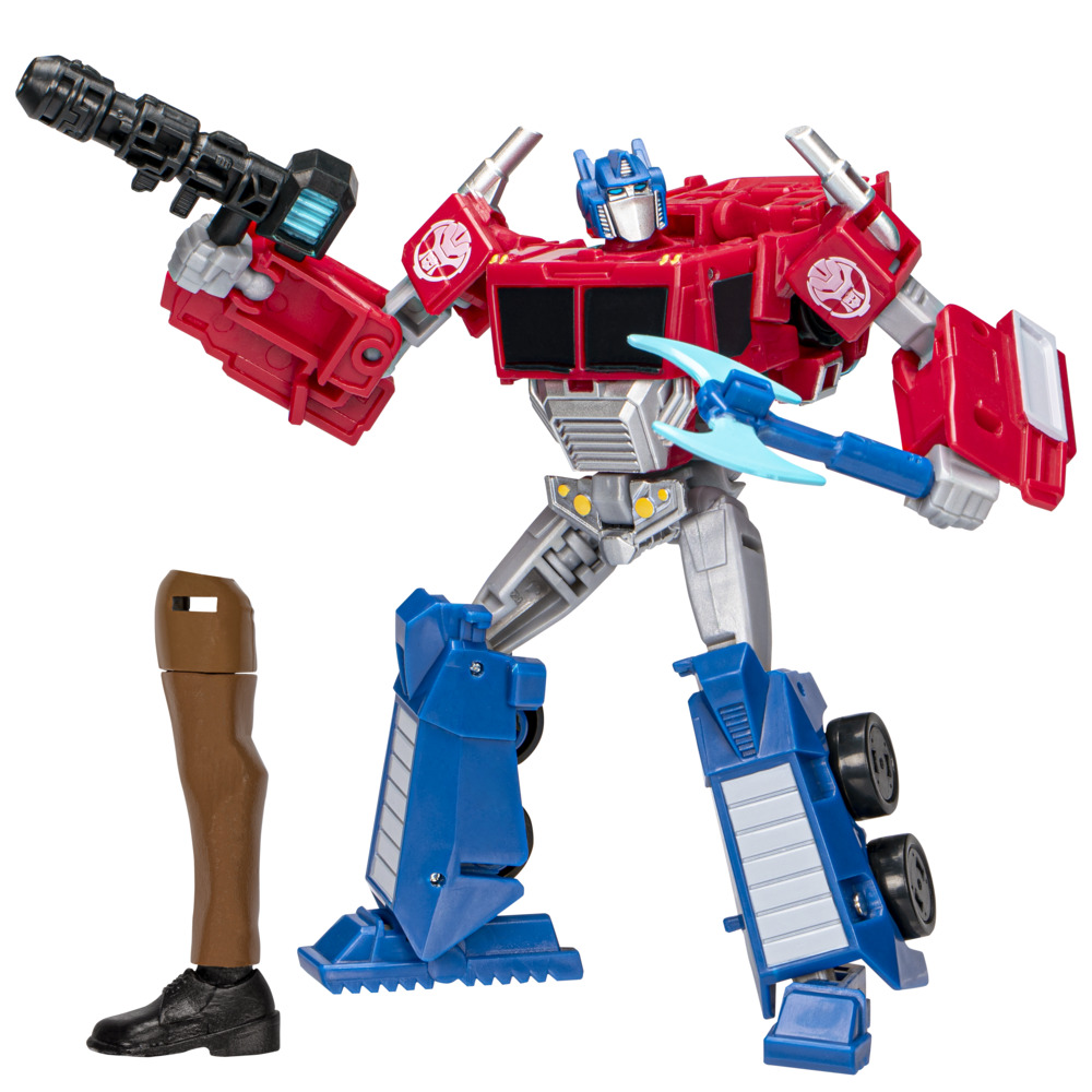 Transformers Toys EarthSpark Deluxe Class Optimus Prime, 5