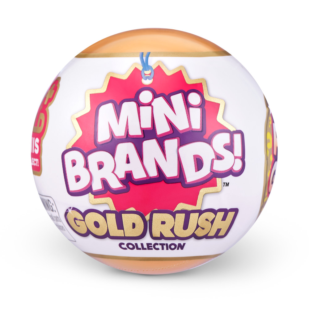 Buy 5 Surprise Mini Brands Gold Rush LIMITED EDITION Mystery Capsule Real  Mini Brands Collectible Toy by ZURU for CAD 11.18 | Toys R Us Canada