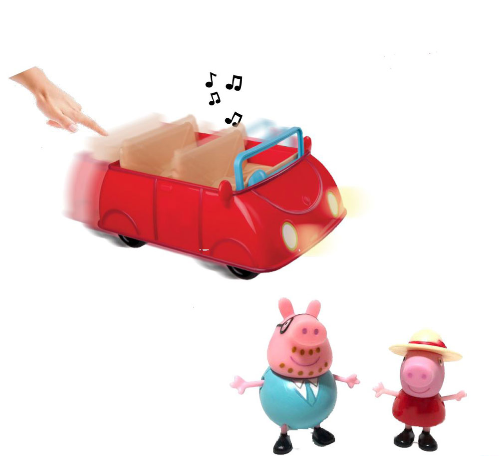 peppa pig family car toy