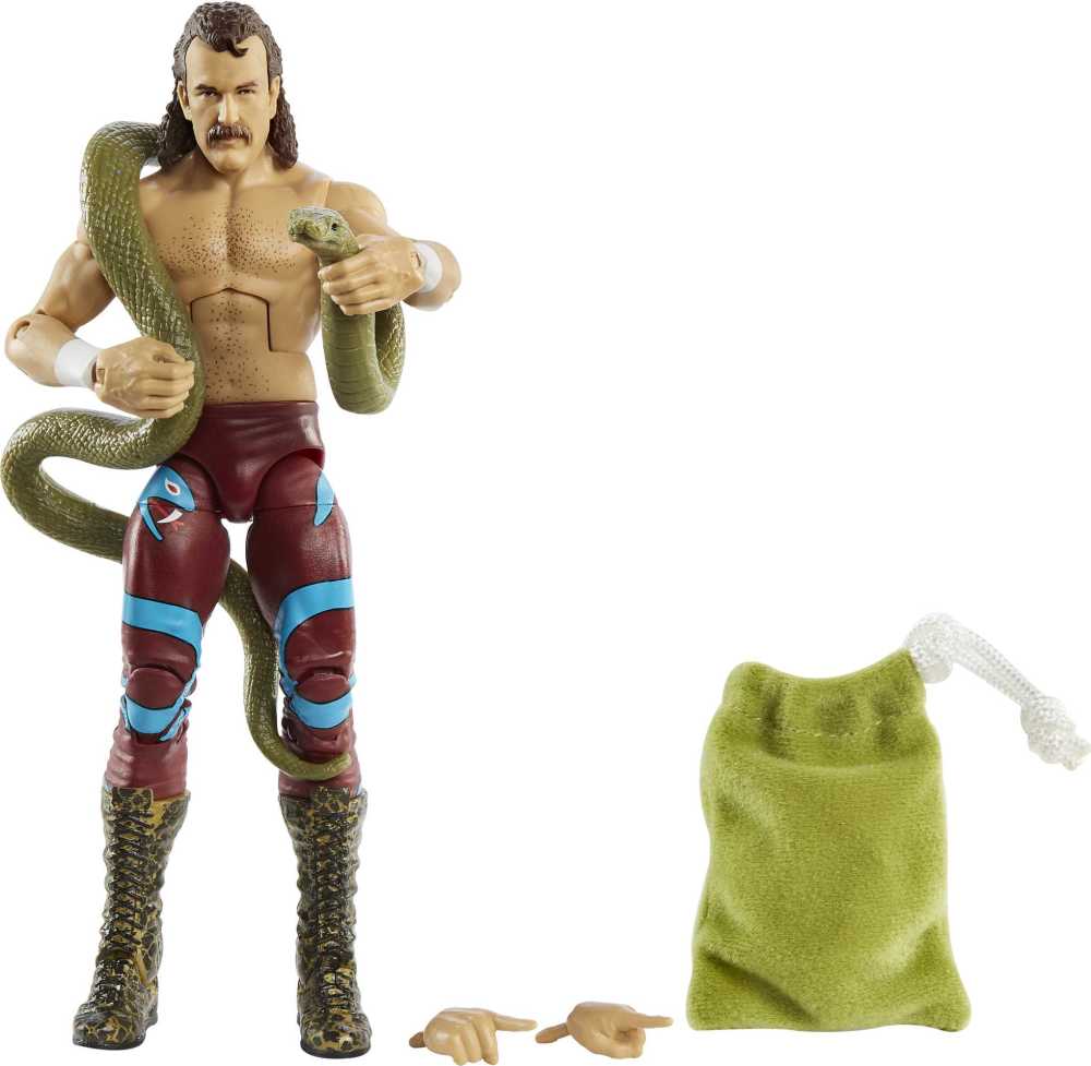 wwf ljn hasbro wrestling superstars jake roberts pet snake damien