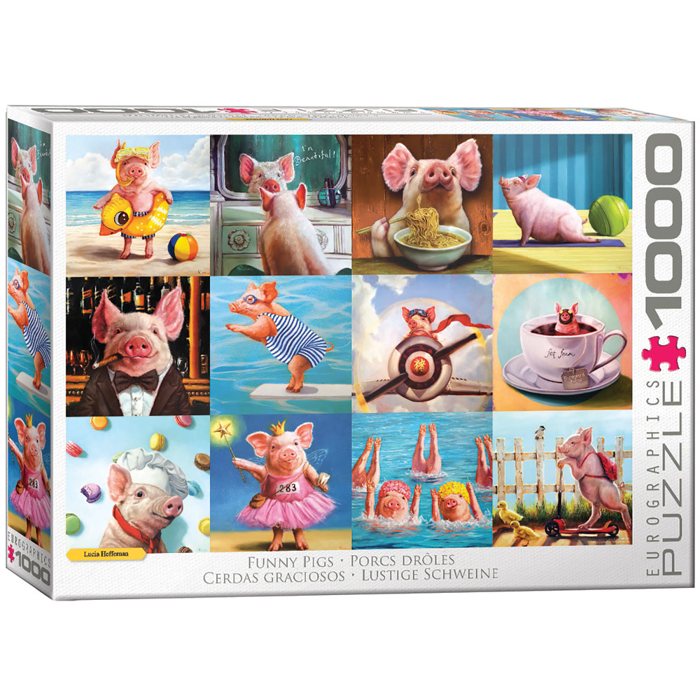 Eurographics Funny Pigs 1000 Pc Puzzle | Toys R Us Canada