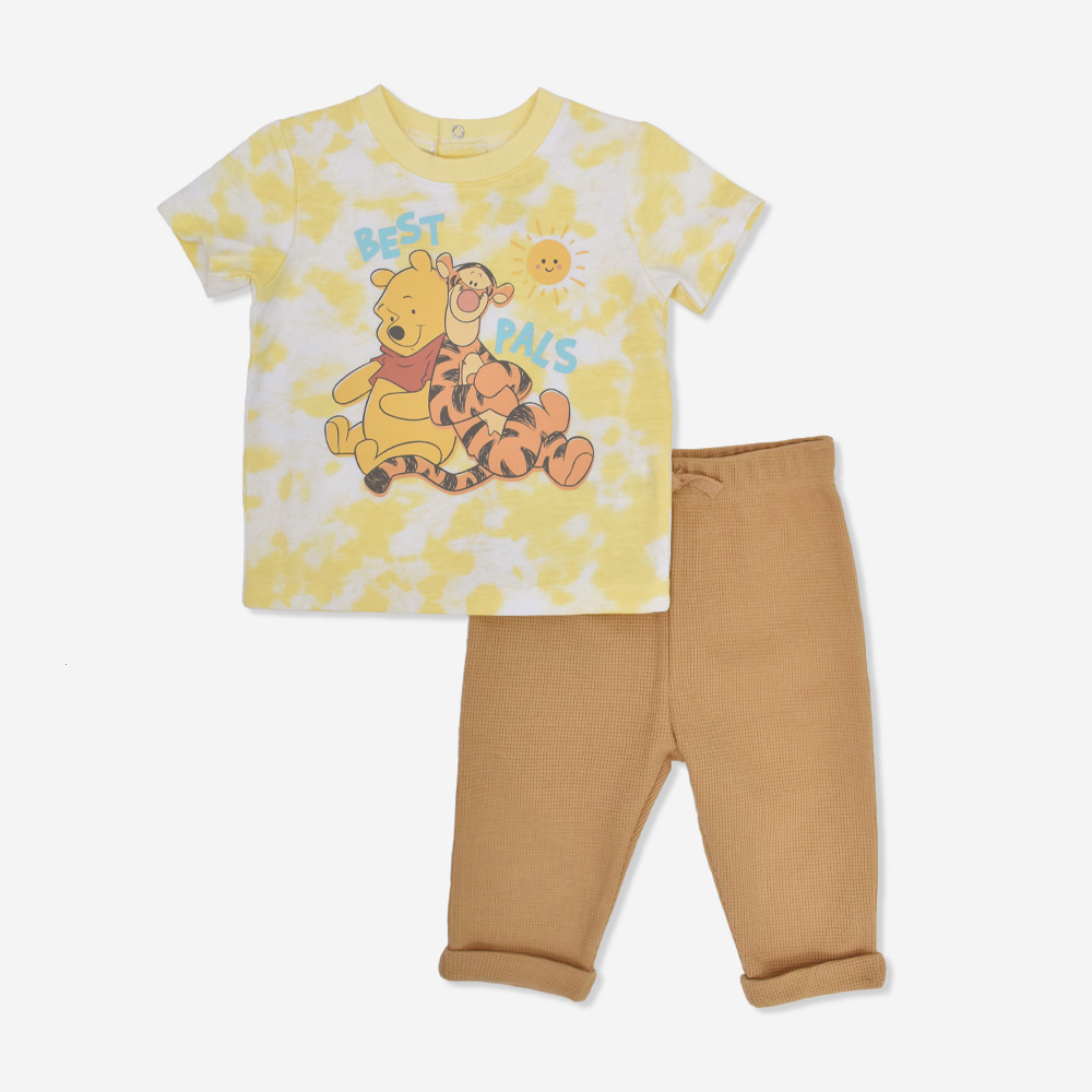 Disney Winnie The Pooh 2 Piece Top/Pant Set Yellow | Babies R Us Canada