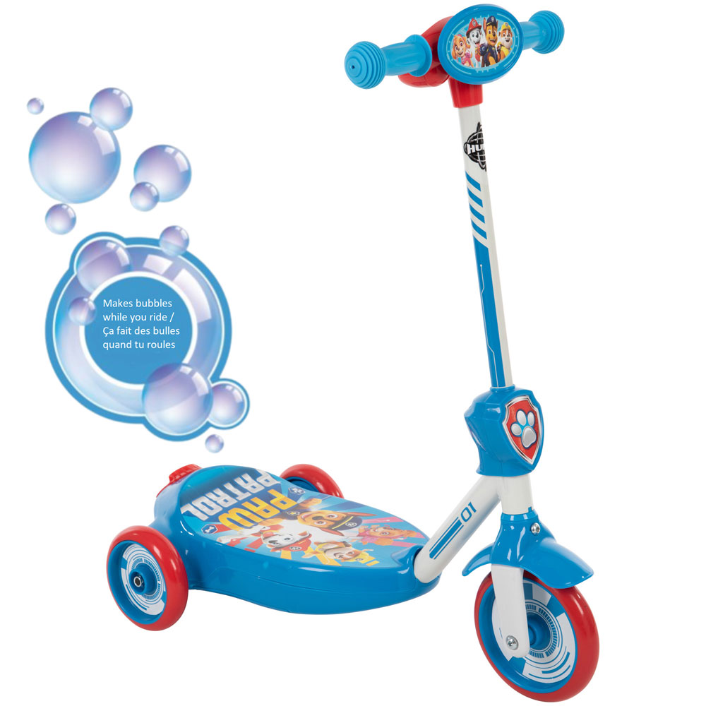 paw patrol bubble scooter