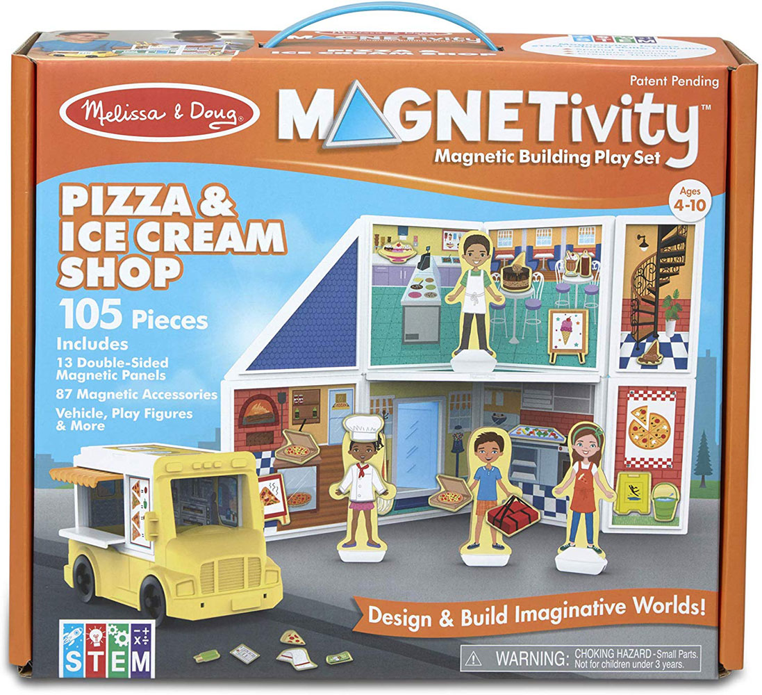 magnetic ice cream playset