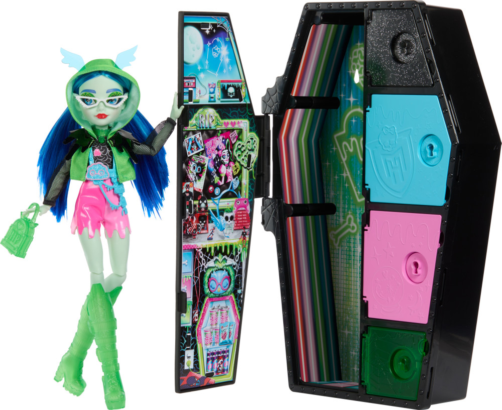 Monster High Doll, Ghoulia Yelps, Skulltimate Secrets: Neon Frights ...