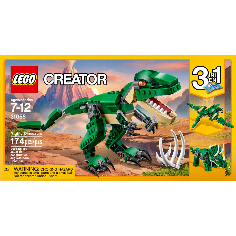 Lego Creator 31058 - Dinosaure féroce - 7 ans + - Label Emmaüs