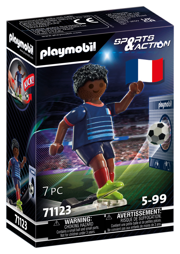 Playmobil Soccer 4710 FRANCE Football PLAYER MIB, 2005