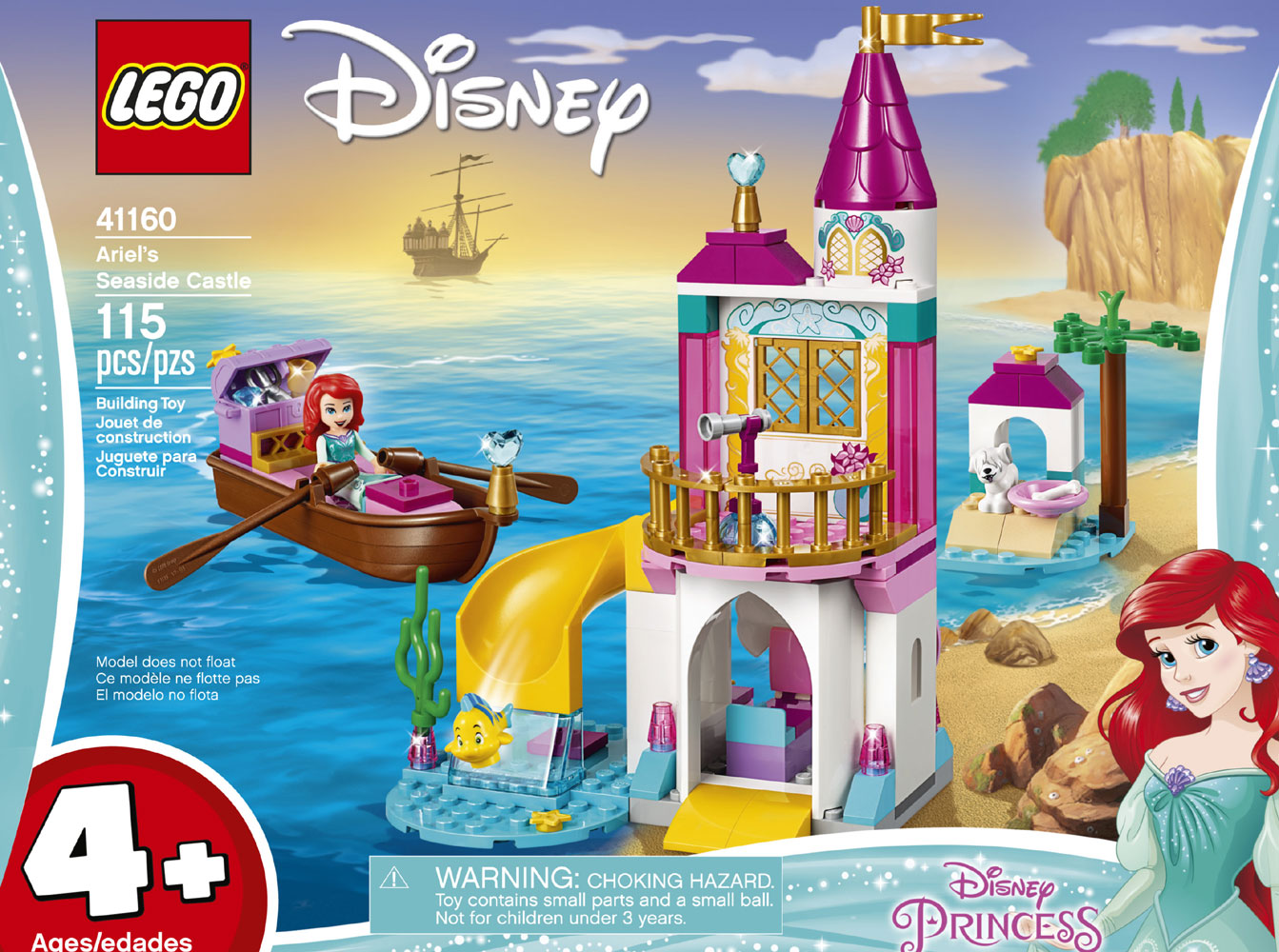 lego disney princess ariel's seaside castle 41160