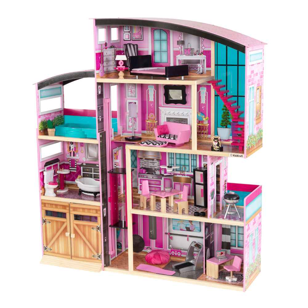 kidkraft dollhouse for 12 inch dolls