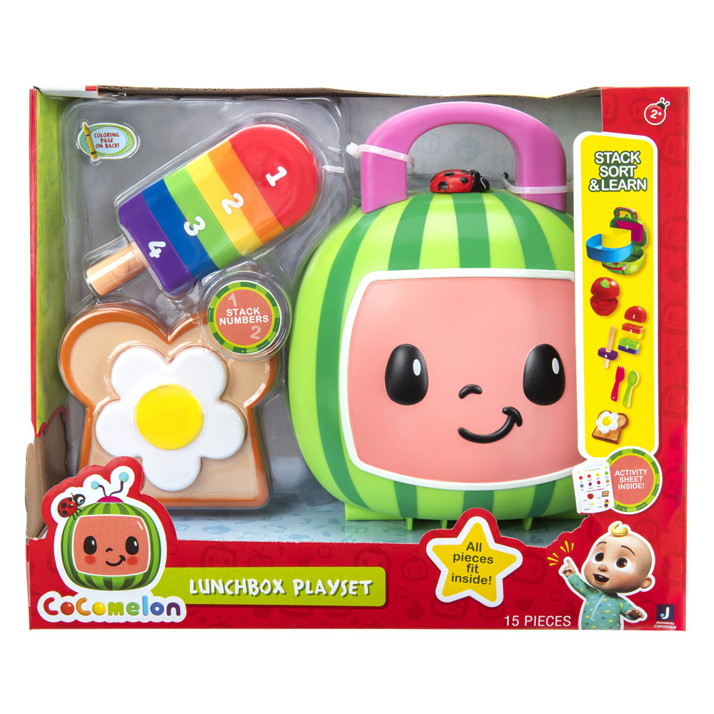 cocomelon lunch box playset