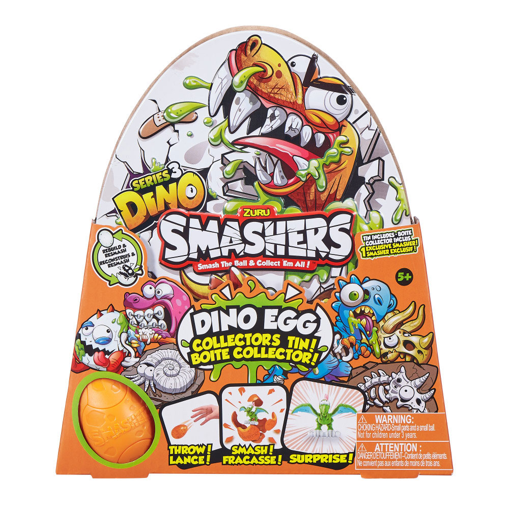 Zuru Smashers Series 3 Dino Egg Collectors Tin R Exclusive Toys R Us Canada