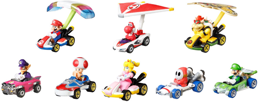 Hot Wheels: Mario Kart Gliders 3-Pack Bundle